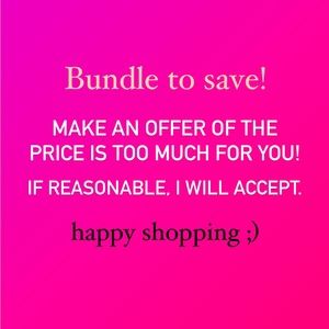 All items are ready to ship!!